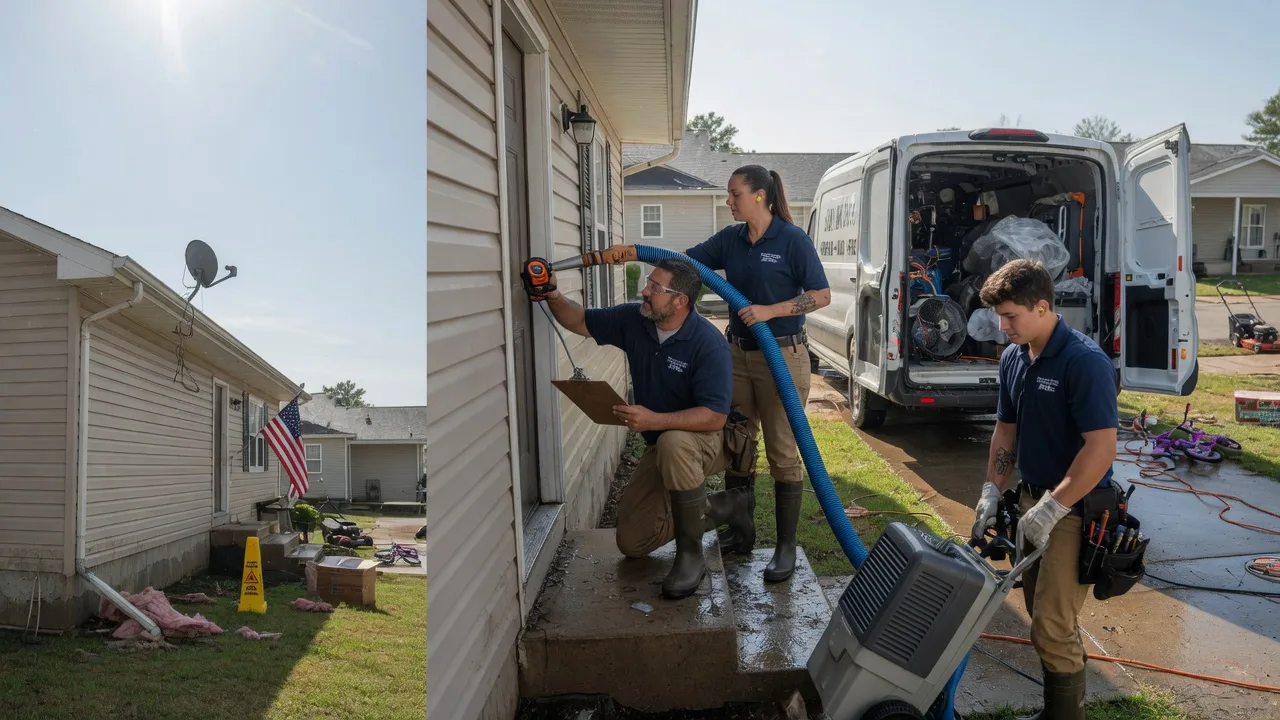 Ceiling Water Damage Restoration in Belleville, WV near me